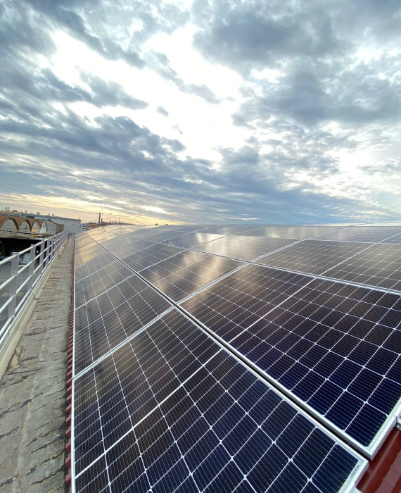 Impianto fotovoltaico industriale